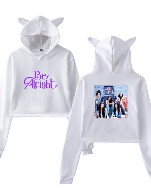 IVE Cropped Hoodie #1